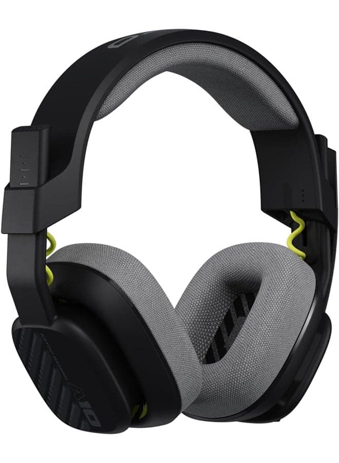 ASTRO A10 Gaming Headset Gen 2 Wired - Over-ear headphones with flip-to-mute microphone, 32 mm drivers, compatible Xbox, PC Black