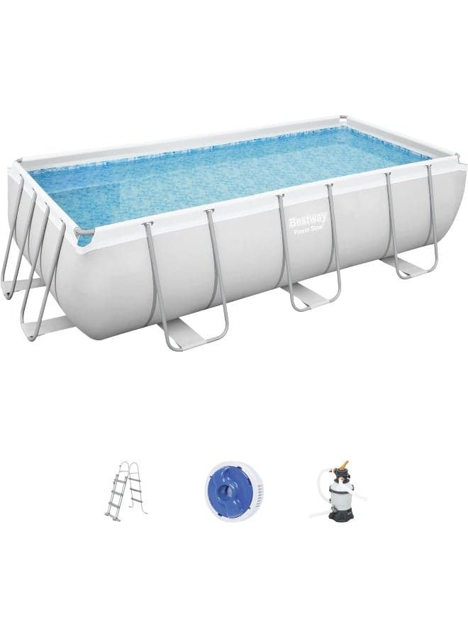 Bestway, Pool Set Power Steel, 488x244x122cm 4.88x2.44x1.22meter