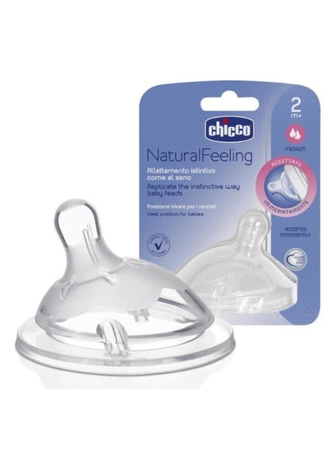 Pack Of 1 Natural Feeling Step-Up Baby Bottle Teat 2M+ Medium