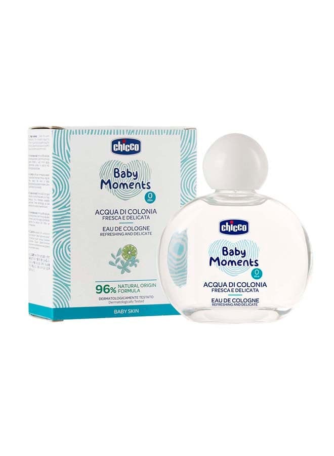 Baby Moments Eau De Cologne Refreshing And Delicate For Baby Skin, 0 Months+, 100 ML