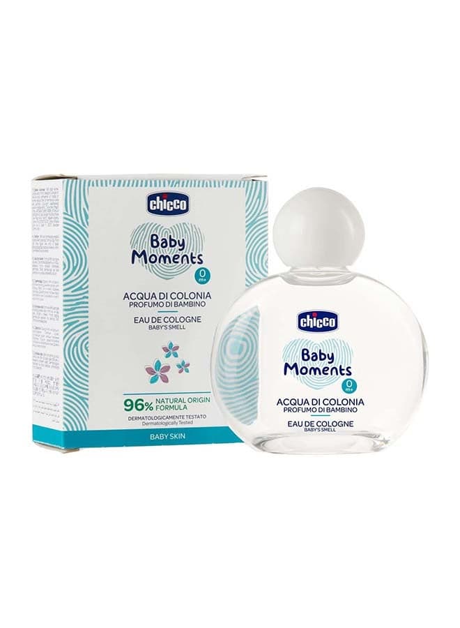 Baby Moments Eau De Cologne Baby'S Smell For Baby Skin 0M+ 100Ml