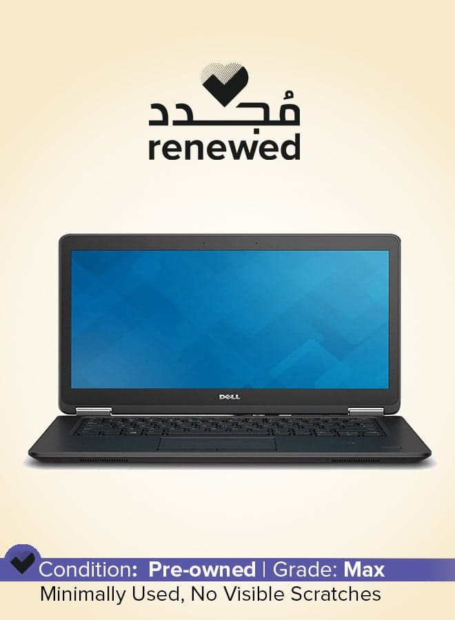 Renewed - Latitude E7450 Laptop With 14-Inch Display,Intel Core i7 Processor/5th Gen/8GB RAM/256GB SSD/Intel HD Graphics 5500 English Black