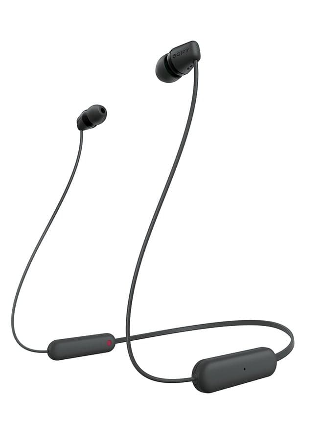 WI-C100  In Ear Wireless Bluetooth Headphones With Mic Black