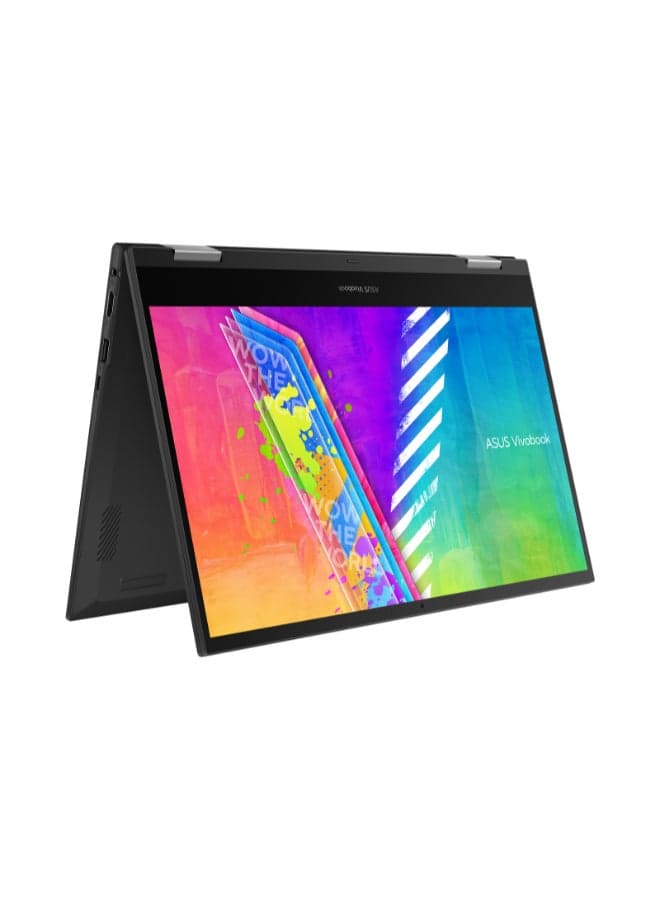 (Upgraded Version) VivoBook GO Convertible Laptop With 14-Inch Full HD Touch Display, Celeron N4500 Processor/4GB RAM/128GB EMMC/Windows 11 Home/Intel UHD Graphics / Quiet Blue / Quiet Blue English/Arabic Quiet Blue