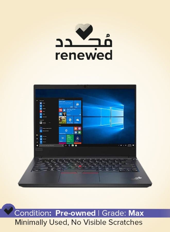 Renewed - ThinkPad E14 Laptop With 14-Inch FHD Display,Intel Core i5-10th Gen Processor/8GB DDR4 RAM/256GB SSD/Windows 10 Pro English Black