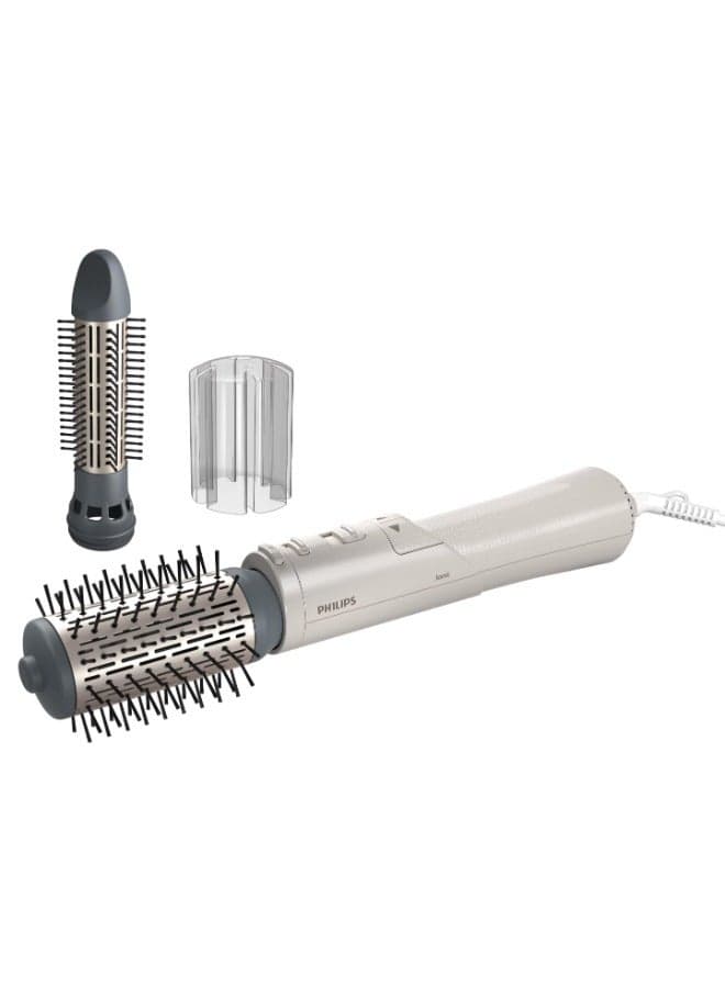 Hairstyler With Rotating Brush 1000W 3 Heat Settings Multicolour