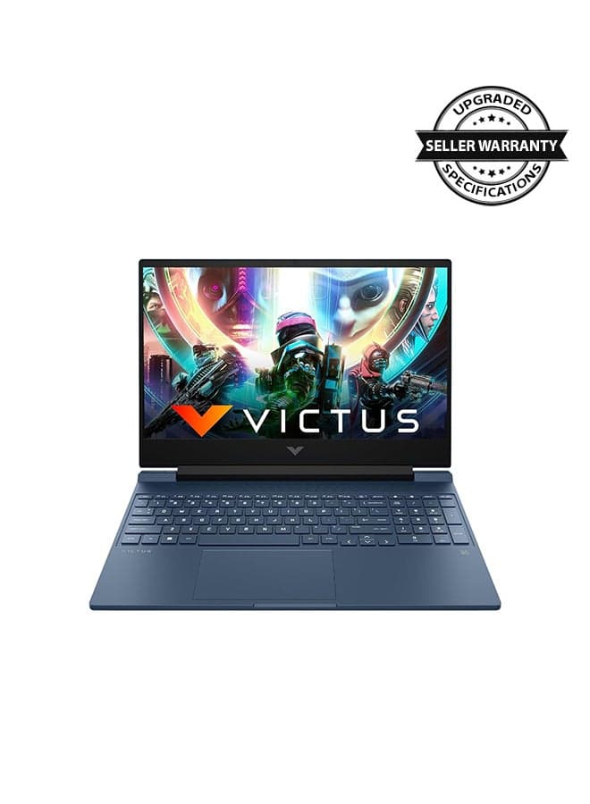(Upgraded Version) Victus Gaming Laptop With 15.6-Inch Display, Core i5-12450H Processor/16GB RAM/512GB SSD/4GB Nvidia Geforce RTX 3050 Graphics Card/Windows 11 Home  Blue English Blue
