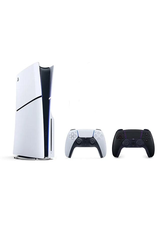 PlayStation 5 Slim Console Disc Version With Extra Black Controller