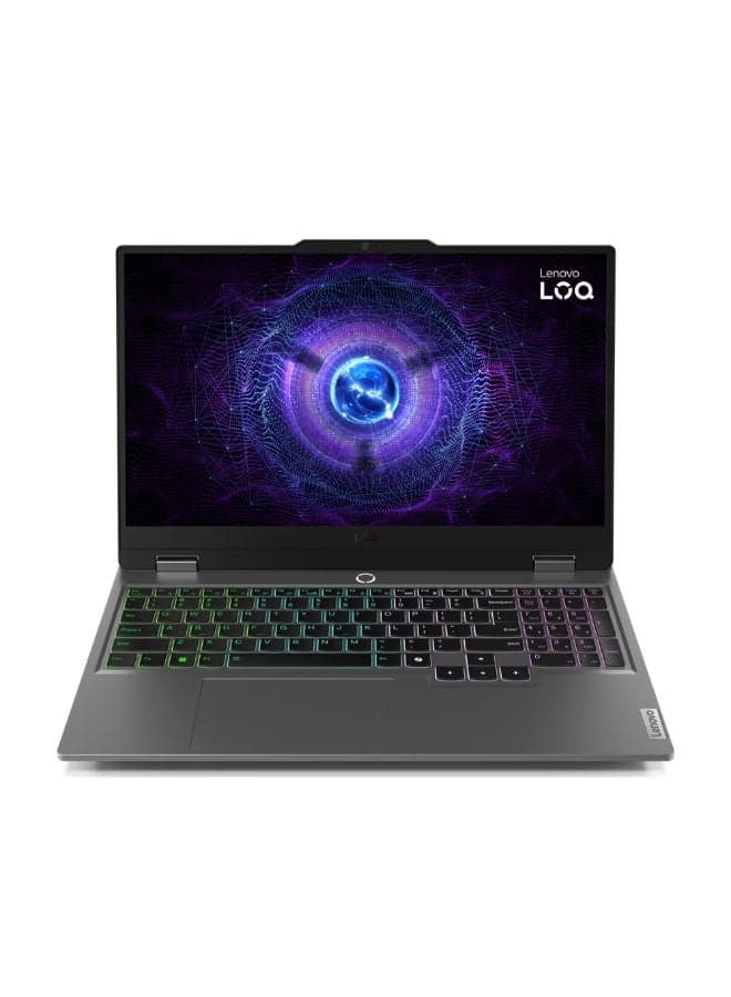 (Upgraded Version) LOQ 15IRX9 Laptop With 15.6-inch Full HD Display, Intel Core i7-13650HX Processor (UpTo 4.9GHz)/16GB RAM DDR5/512GB SSD/DOS(Without Windows)/NVIDIA GeForce RTX 4060 8GB/ / Luna English/Arabic Luna Grey