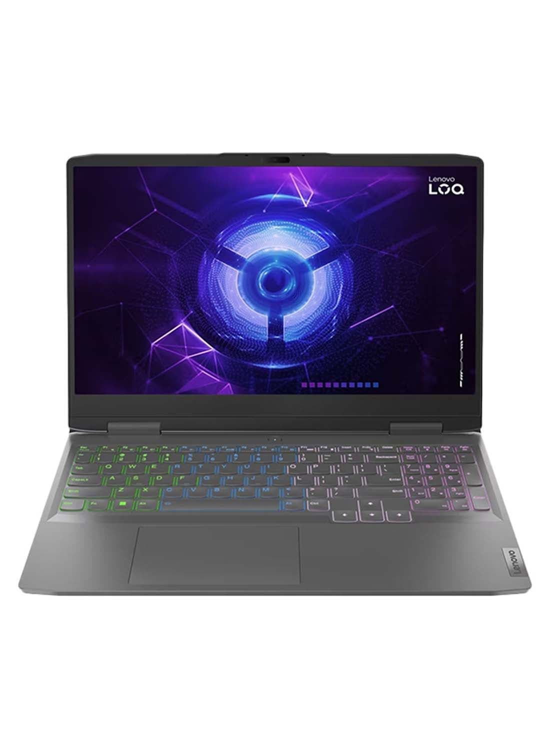 (Upgraded Version) LOQ 15IRH8 Gaming Laptop With 15.6-Inch Display, Core i5-12450H Processor/8GB RAM/512GB SSD/6GB NVIDIA GeForce RTX 3050 Graphics Card/Windows 11 Home / English/Arabic Grey