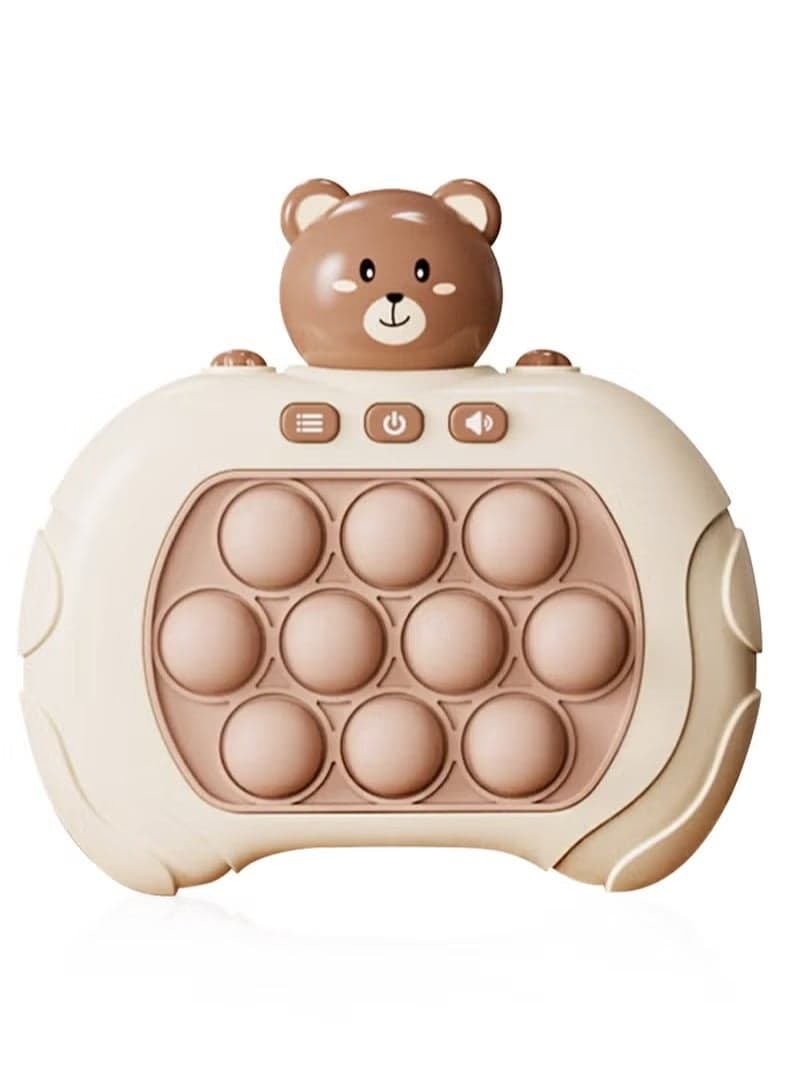Quick Push Electronic Pop Light Up Games, Decompression Puzzle Machine, Sensory Push Pop Bubble Toy Interactive Button Toy For Kids, Perfect Birthday Gift For Boys And Girls