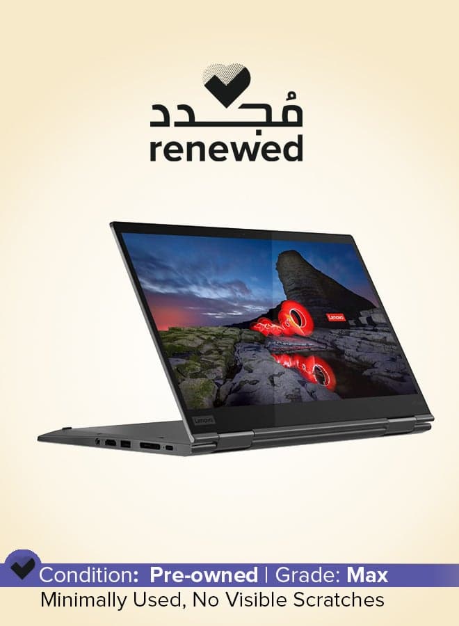 Renewed - ThinkPad X1 Yoga G3 Laptop With 14.1-Inch Touchscreen Display,intel Core i7/8th Gen/16GB RAM/512GB SSD/Windows 11 Pro English Black