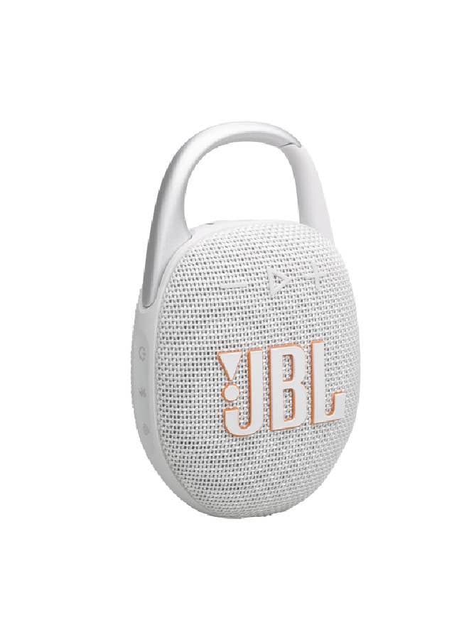 Clip 5-Portable Waterproof Speaker White