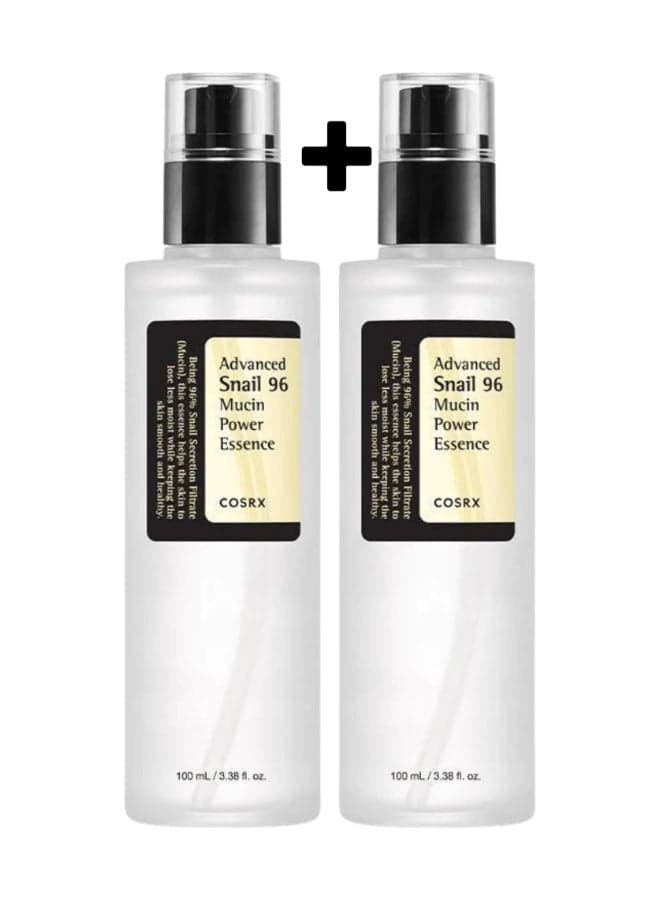 Pack Of 2 Snail 96 Mucin Power Essence Brighten, Hydrate, And Renew Skin 200ml
