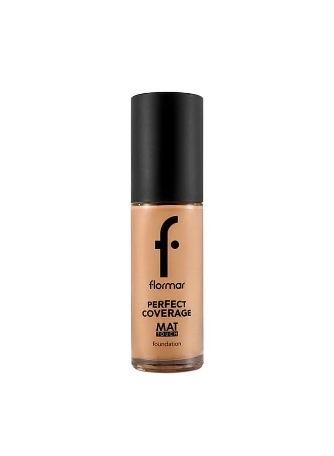 Perfect Coverage Mat Touch Foundation – 314 Light Beige – Matte Finish Foundation, Oil-Control Effect, High Coverage Look, Smooth Skin Appearance Light Beige