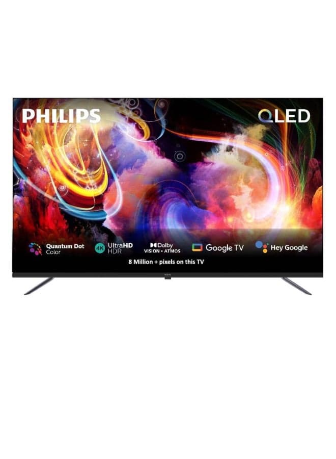 65 inch QLED 4K Google Smart TV 65PQT8169/56 Black 65PQT8169/56 Black