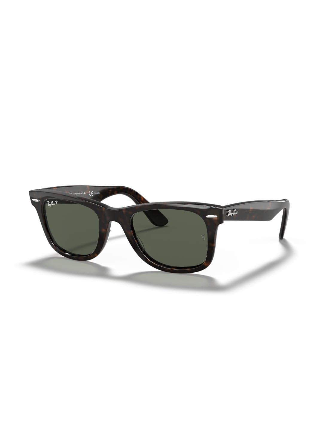 Unisex Square Shape Acetate Sunglasses RB2140 902/58 50 - Lens Size: 50 Mm - Polished Havana