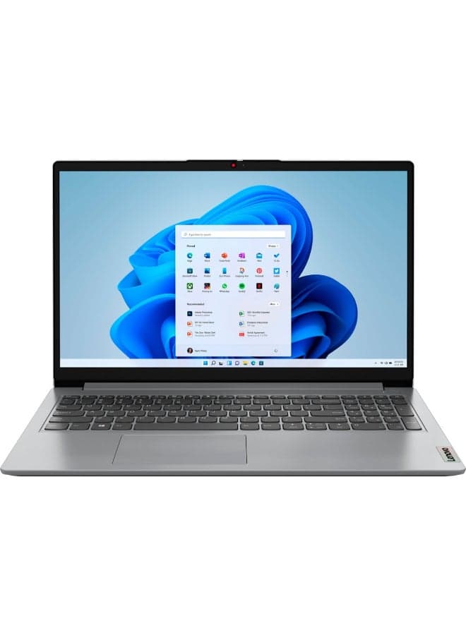 (Upgraded Version) Ideapad 1 Laptop With 15.6-Inch FHD Touch Display, Core i3-1215U Processor/8GB RAM/256GB SSD/Intel UHD Graphics/Windows 11  Cloud English Cloud Gray