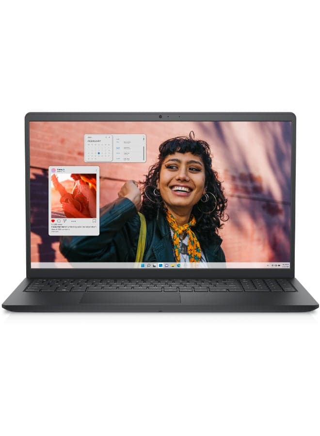 2024 Inspiron 3530 Think &  Laptop With 15.6-Inch Full HD (1920x1080) Display,Core i5-1334U Processor/8GB RAM DDR4/512GB SSD/Intel UHD Graphics/DOS(Without Windows)/ English/Arabic Black