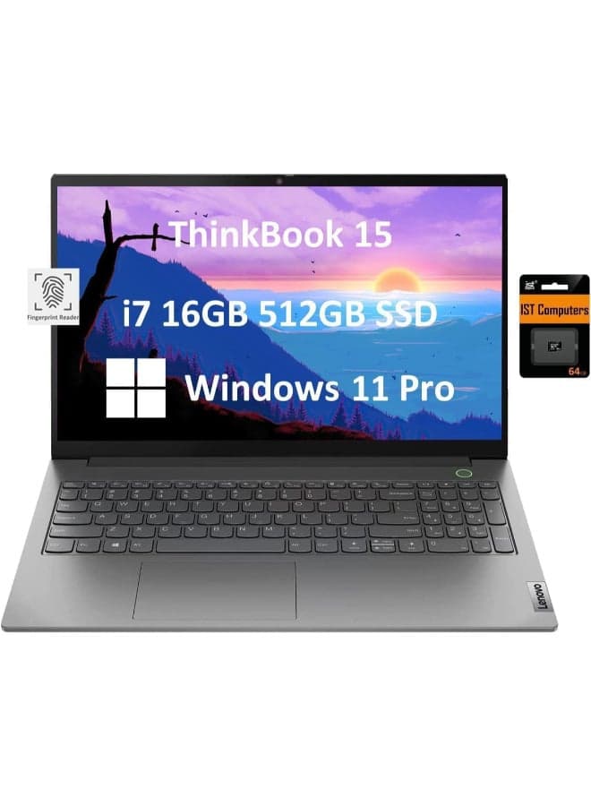 ThinkBook 16 (Upgraded Version) Laptop With 16-Inch Display, Intel Core i7-13700H Processor/16GB RAM/512GB SSD/Intel Iris XE Graphics/Windows 11 Pro English Grey