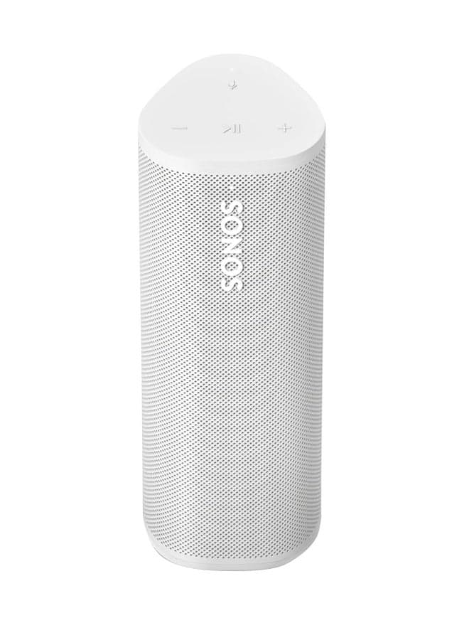 Roam 2 -  Lightweight Portable Waterpoof Speaker with Bluetooth, WiFi, 10 hour battery life and Voice Control for Home and Outdoor Use - ROAM2R21-SA White