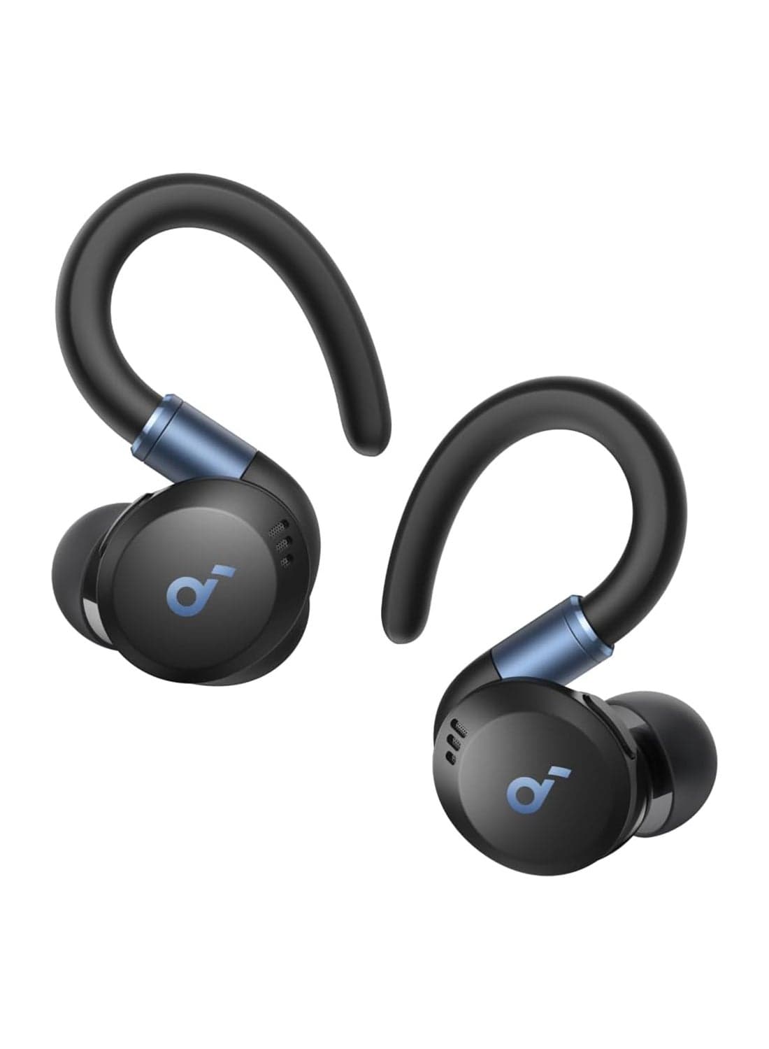 Sport X20 by Anker, True-Wireless Workout Earbuds, Rotatable and Extendable Ear Hooks, Noise Cancelling, Deep Bass, IP68 Waterproof, Sweatproof, Dustproof, 48H Play, Sport Earbuds Black