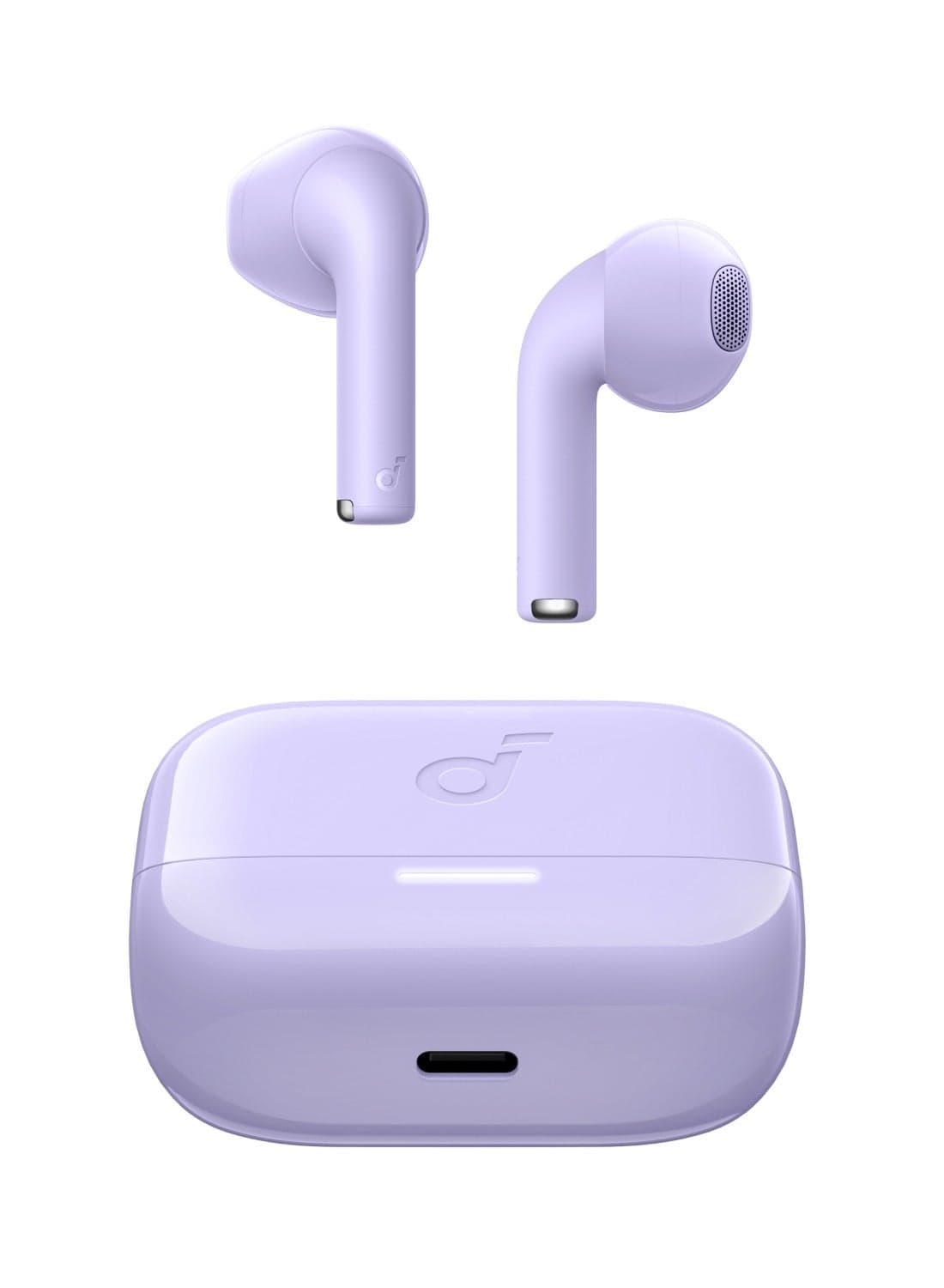 Soundcore K20i by Anker, Semi-in-Ear Earbuds, Bluetooth Wireless, 36H Playtime, Fast Charge, Clear Sound, Comfortable Fit, ENC 2-Mic Clear Calls, Custom EQ, IPX5, Bluetooth 5.3, App Control Purple