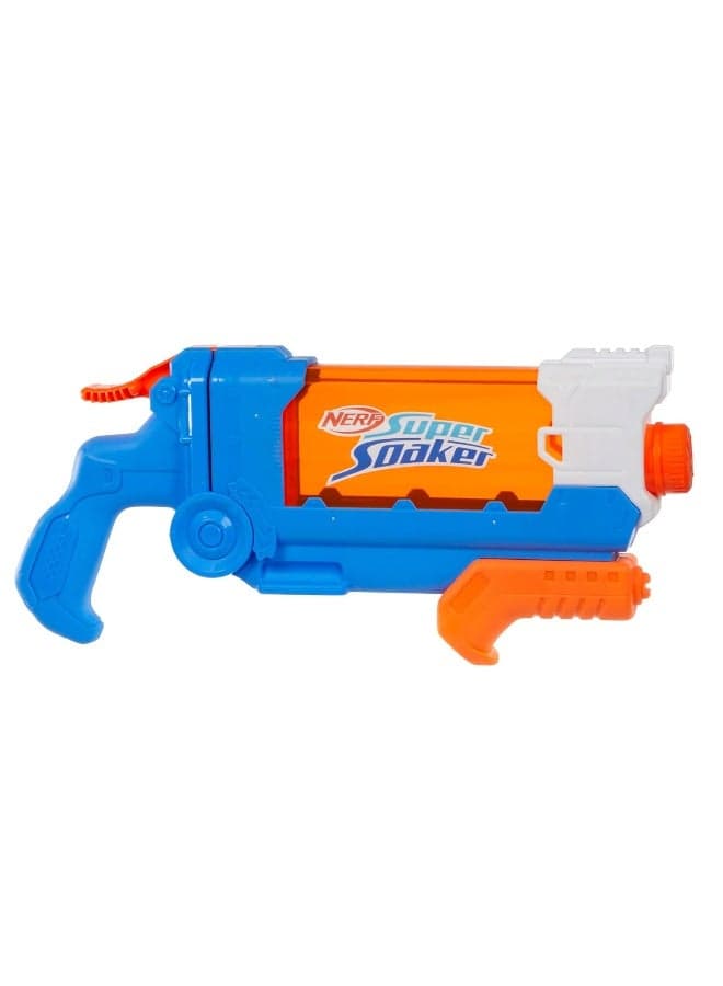 Nerf  Super Soaker Flip Fill Water Blaster | 4 Spray Styles | Fast Fill Design| 30 Fl Ounce Tank for 6+ Years | F8643