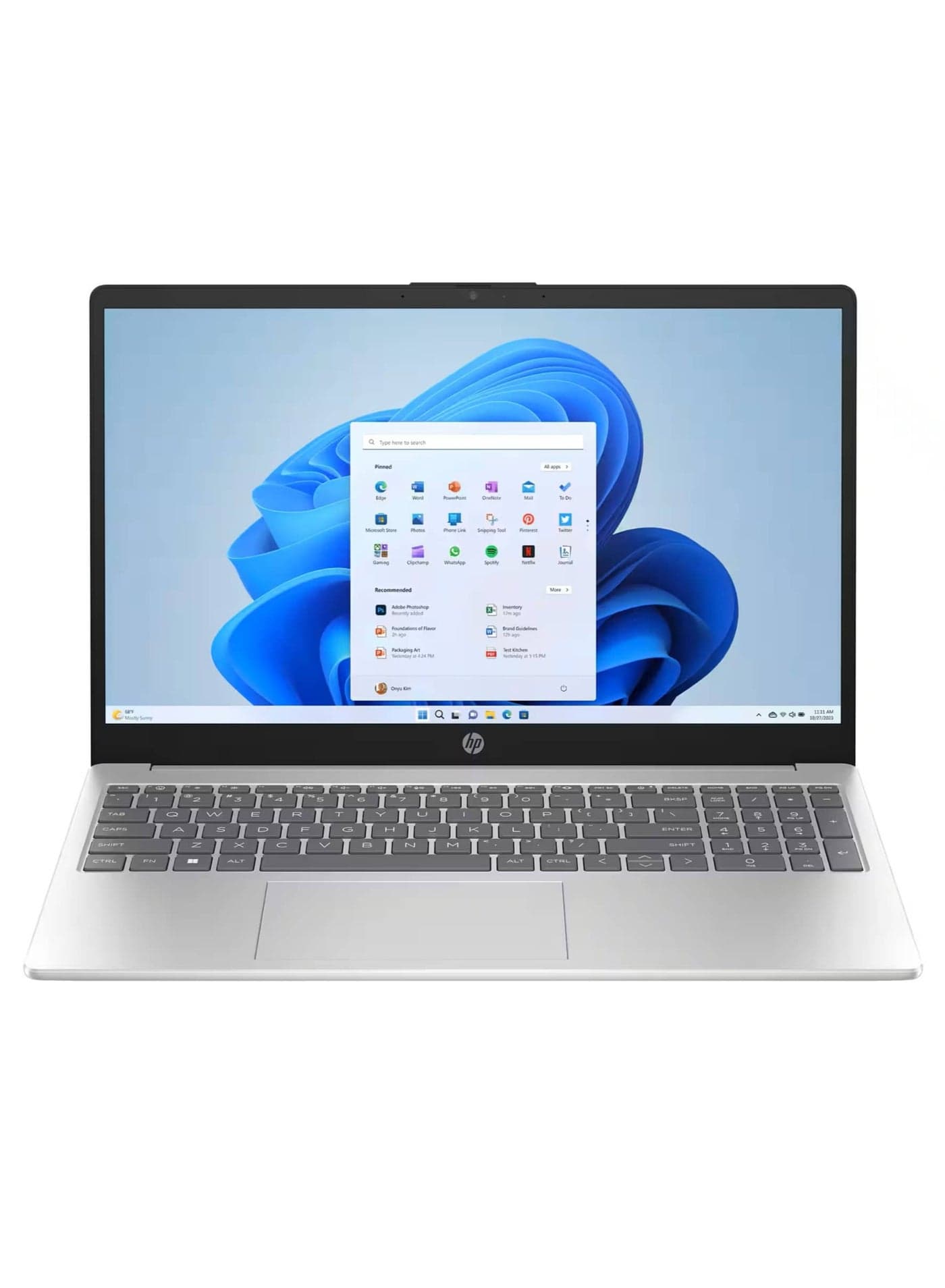 (Upgraded Version) 15-FD0005DX Laptop With 15.6-Inch Touchscreen Display, Core i5-1235U Processor/16GB RAM/1TB SSD/Intel Iris XE Graphics/Windows 11 Home S English Silver