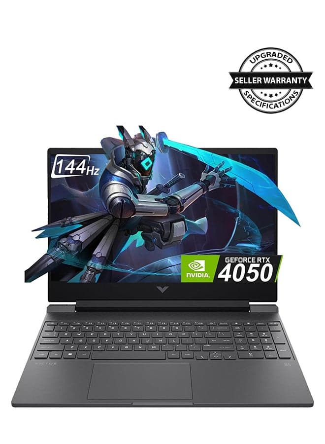 (Upgraded Version) Victus Gaming Laptop 15.6 inch, Intel Core i5-13420H Processor, 16GB DDR4 RAM,512GB SSD,15.6" FHD IPS 144Hz, 250 Nits, NVIDIA RTX 4050 6GB Graphics, Backlit Keyboard,Windows 11 Home  Mica English Mica Black (Upgraded Version)