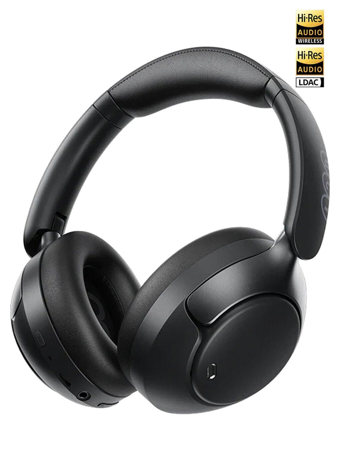 H3 PRO Over Ear Headphones Adaptive ANC, Wired & Wireless Connectivity, 50dB Active Noise Cancellation with Multiple Modes, LDAC Hi-Res Wireless Audio, 55H Playtime, Custom EQ via App - Black