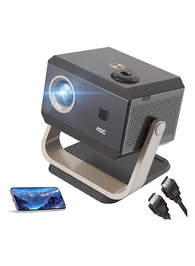 Portable Projector Full HD 4K/1080P, Autofocus/Auto Keystone Correction/Adjustable Angle/Projector with Wifi6 and Bluetooth,15000 Lumen,Compatible with iOS/Android/PC/PS4/PS5 for Work and Gaming XL3-500 Noble Pro