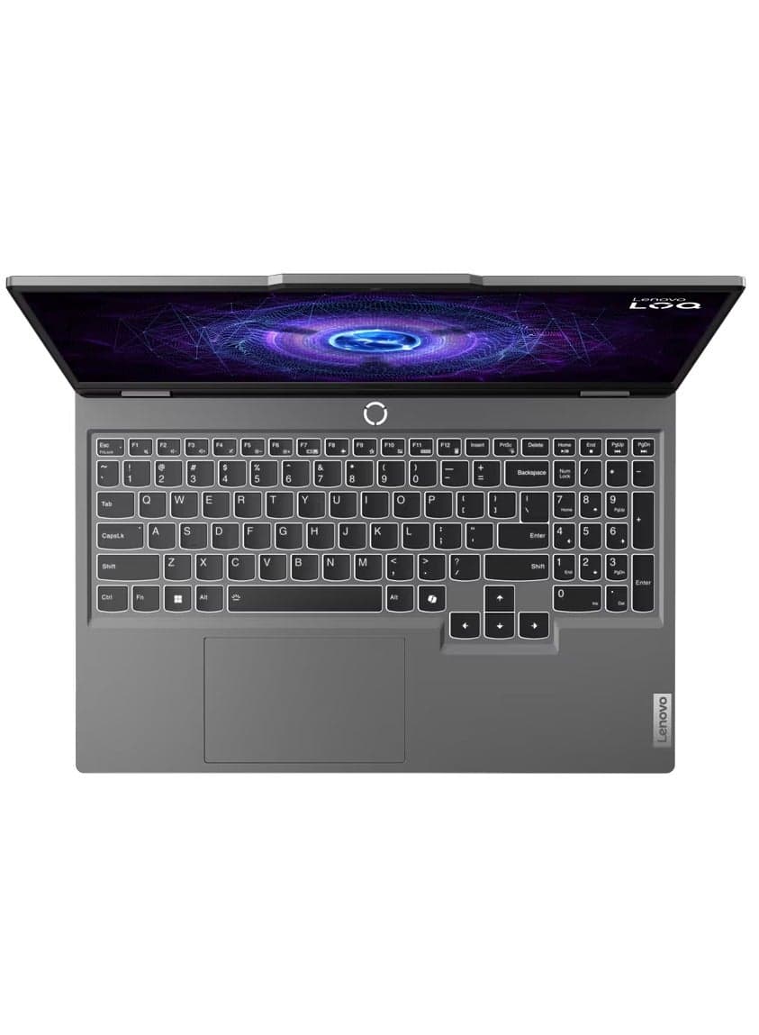 (Upgraded Version) Lenovo LOQ 15IRX9 Gaming Laptop with LA1 Ai Chip | NVIDIA GeForce RTX 3050 6GB | Intel 13th Gen i5-13450HX | 15.6 Inch FHD IPS 144Hz 100% sRGB with G-Sync | 24GB DDR5 RAM | 512GB PCIe SSD | FHD Camera| Backlit Keyboard | Wi-Fi 6 | Luna Grey English/Arabic Luna Grey English/Arabic Luna Grey
