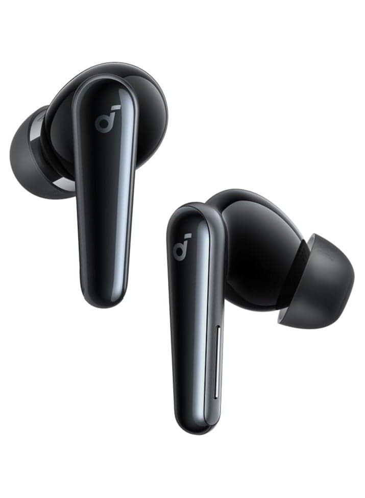Liberty 5 by Anker, Noise-Cancelling Wireless Earbuds, 2x Stronger Voice Reduction, Real-Time Adaptive Noise Cancellation, Fast Charging, Dolby Audio, 6-Mic AI Clear Calls, Long Battery Life Black