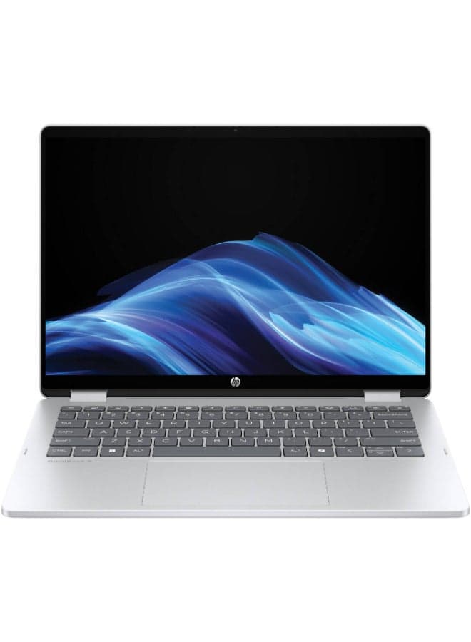 (Upgraded Version) OmniBook 5 Flip Personal Laptop With 14-Inch WUXGA Display, Core 5 120U Processor/8GB RAM/512GB SSD/Intel Arc Graphics/Windows 11 Home English Glacier Silver English Glacier Silver