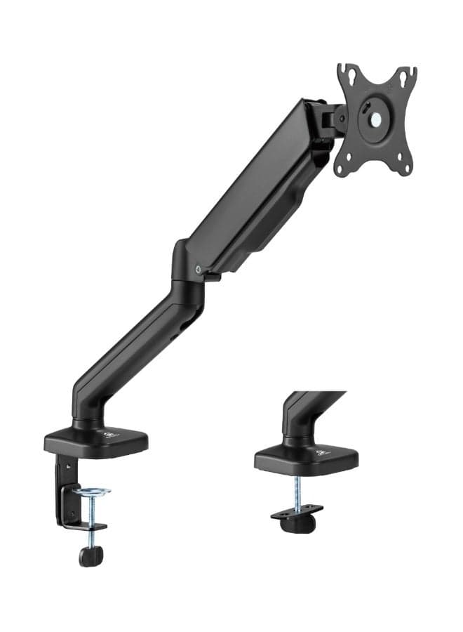 Pivot Core Single Monitor Arm Black
