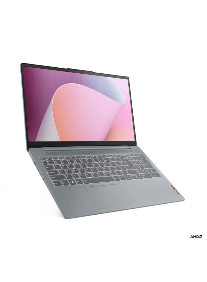 Ideapad Slim 3 Laptop With 15.6-Inch Display, AMD Ryzen 7 7730U Processor/16GB RAM/512GB SSD/AMD Radeon Graphics/Windows 11 / English/Arabic Arctic Grey