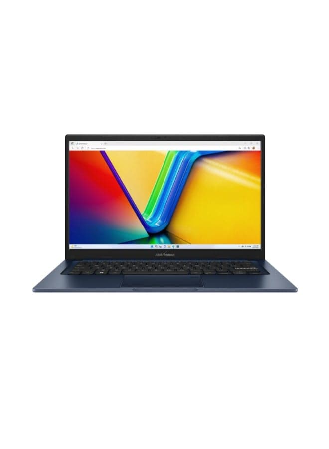 (Upgraded Version) ASUS Vivobook 14 Slim Laptop With 14-Inch FHD Display, Core i3-1315U Processor/8GB RAM/512GB SSD/Intel UHD Graphics/Windows 11  Quiet Blue English Quiet Blue