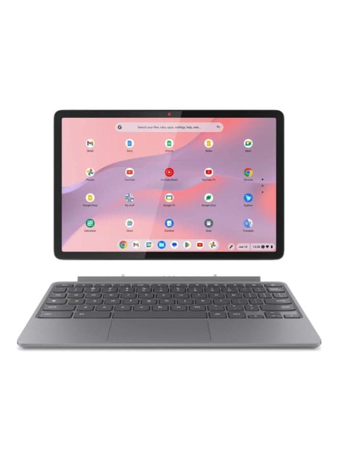 Chromebook Duet Gen 9 11 Inch WUXGA Touchscreen 2 in 1 Display MediaTek Kompanio 838 Processor/8GB RAM/128GB eMMC/Chrome OS With USI Pen 2 And Keyboard Included English Luna Grey English Luna Grey