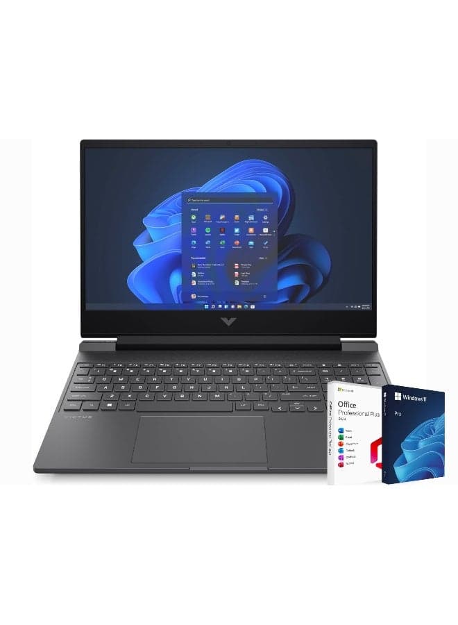 (Upgraded Version) Victus Laptop With 15.6-Inch Full HD Display,Core i7-13620H Processor/16GB RAM/1TB SSD/8GB NVIDIA RTX 5060 Graphics/Windows 11 Pro + Office Life Time 2024  Mica   Mica English Mica Silver