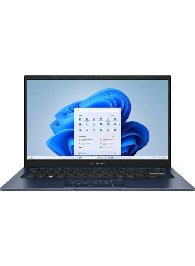(Upgraded Version) Vivobook 14 Laptop With 14-Inch Full HD Display,Intel Core i7-1355U Processor/12GB RAM/512GB SSD/Intel Iris XE Graphics/Windows 11 Home English Quiet Blue English Quiet Blue