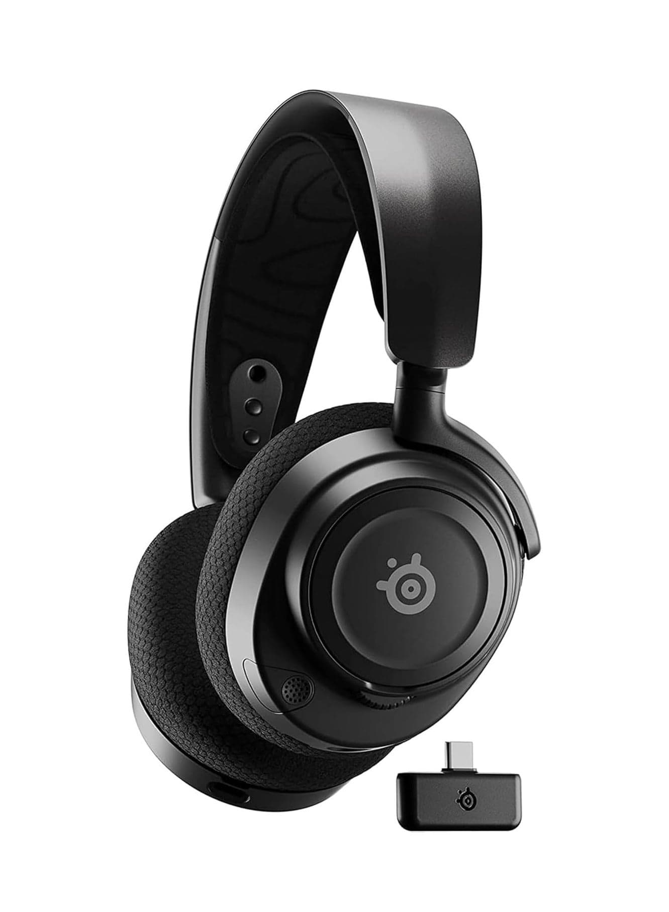 SteelSeries Arctis Nova 7 Wireless Gen 2 Gaming Headset – PC Edition, 2.4 GHz + Bluetooth, USB‑C Dongle, ClearCast Gen 2 Mic, 360° Spatial Audio, 50+ Hours Battery, Memory Foam Ear Pads, Customizable EQ, Multi-Device Connectivity, Bloack | 61730