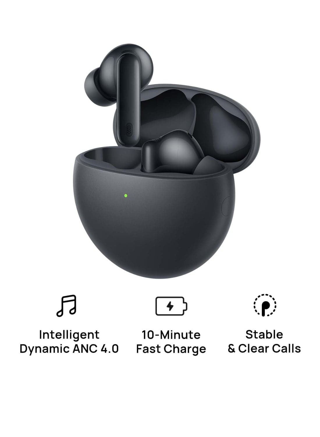 FreeBuds 7i Wireless Bluetooth Earbuds, Intelligent Active Noise Cancellation 4.0, Unlimited Spatial Audio, iOS and Android, Stable Clear Calls, Fast Charging, Black
