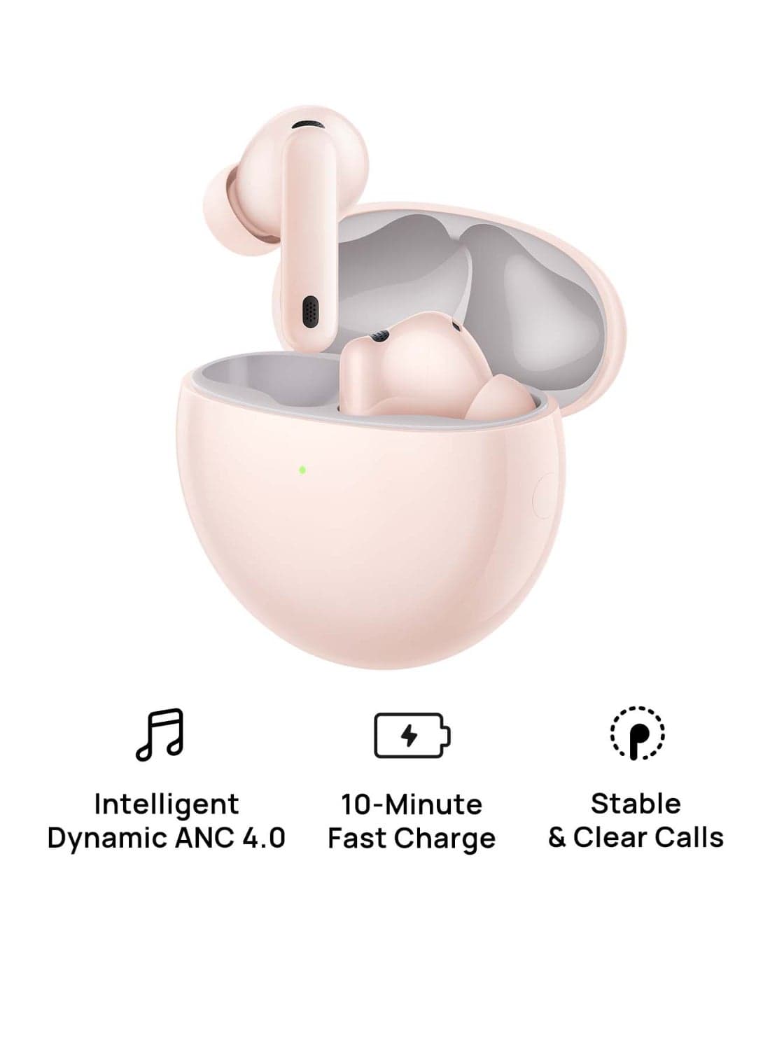 FreeBuds 7i Wireless Bluetooth Earbuds, Intelligent Active Noise Cancellation 4.0, Unlimited Spatial Audio,  iOS and Android, Stable Clear Calls, Fast Charging, Pink
