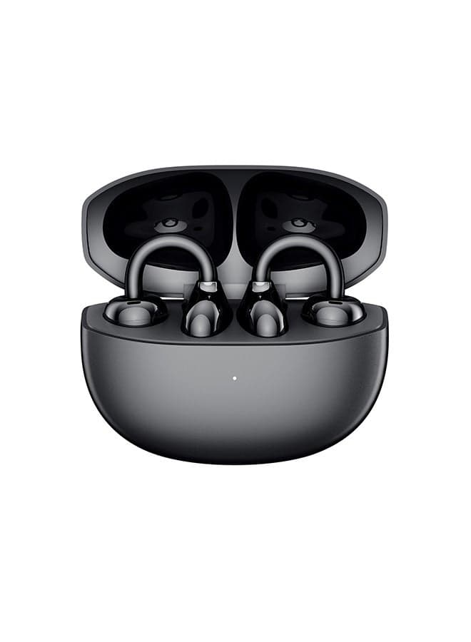 Honor Choice Earbuds CLIP Wireless Earphones, Open-Ear Bluetooth Earbuds, Feather-Like Wearing, 36 Hour Long Battery Life (2025 Model) Black