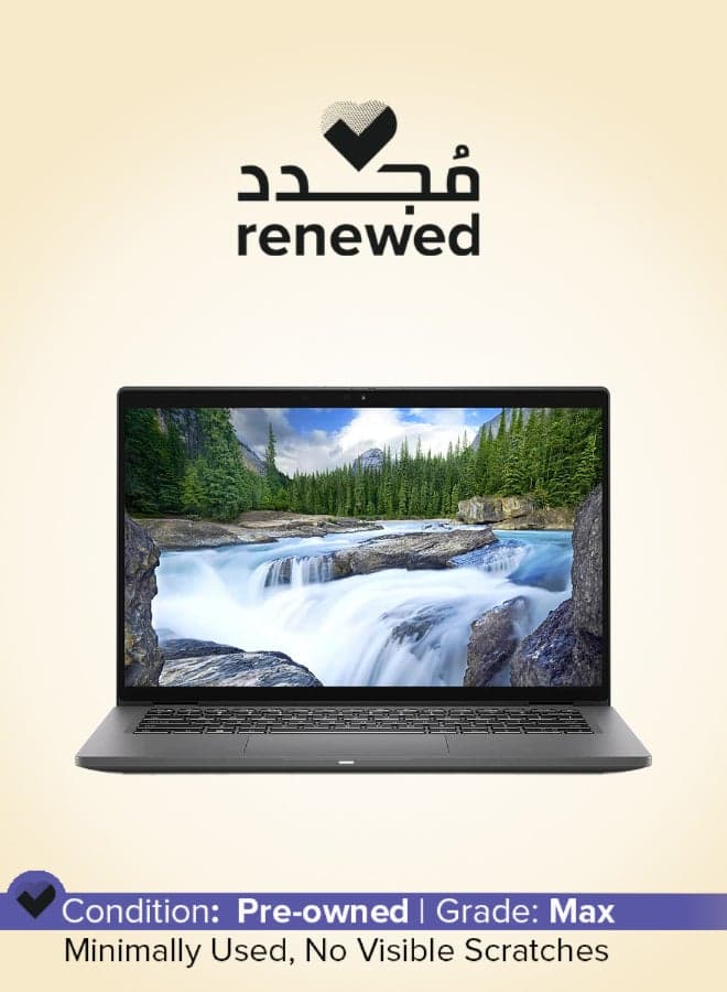 Renewed - Latitude 7410 Business Laptop With 14-Inch Display, Core i7-10610U Processor/10th Gen/Quad Core/16GB RAM/256GB SSD/Intel UHD Graphics/Windows 11 Pro English black