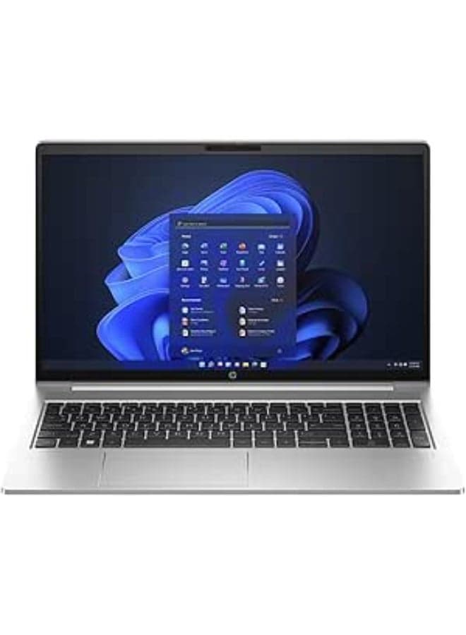 ProBook 450 G10  Laptop With 15.6-Inch Display, Intel Core i7-1355U Processor/16GB RAM/512GB SSD/Intel Iris XE Graphics/Windows 11 Pro English/Arabic Pike Silver