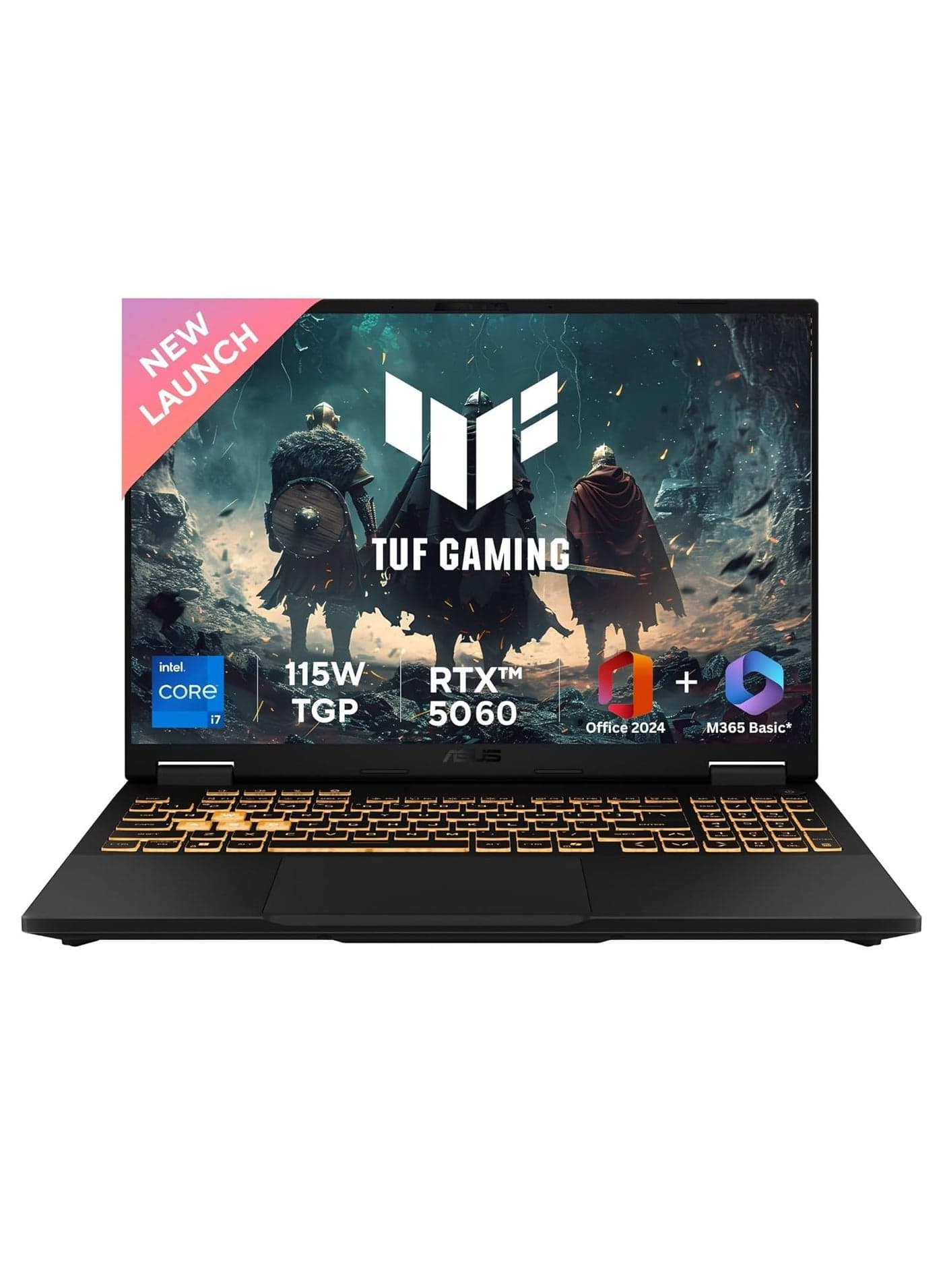 (Upgraded Version) TUF Gaming F16 FX608JMR 16" WUXGA Display 165Hz Gaming Laptop – Intel Core i7-14650HX 32GB DDR5 RAM 1TB PCIe SSD NVIDIA GeForce RTX 5060 8GB Windows 11 Home + MS Office 365 Free English Jasper English Jasper