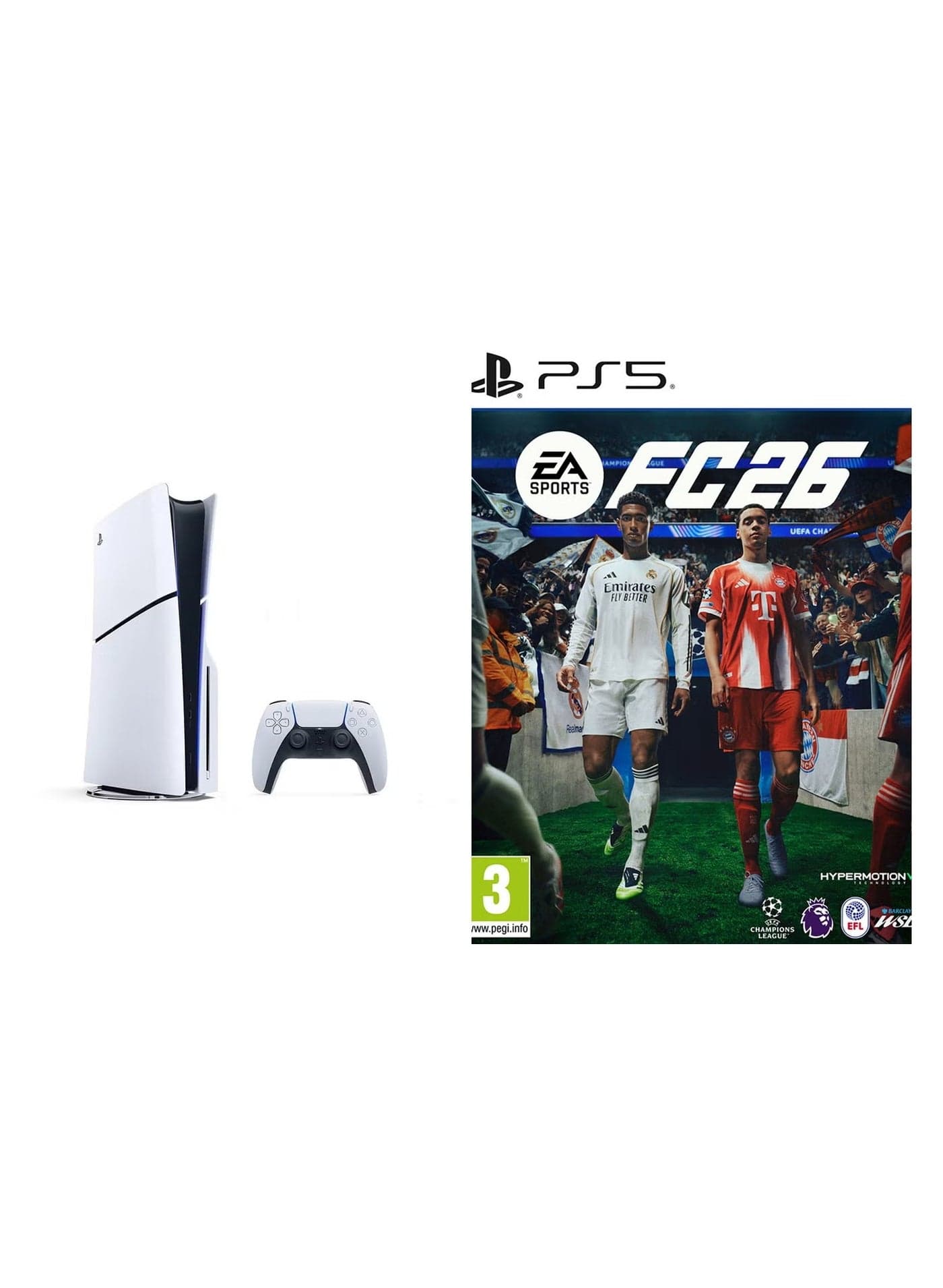 PlayStation 5 Disc Slim Console And FC 26 - (International Version)