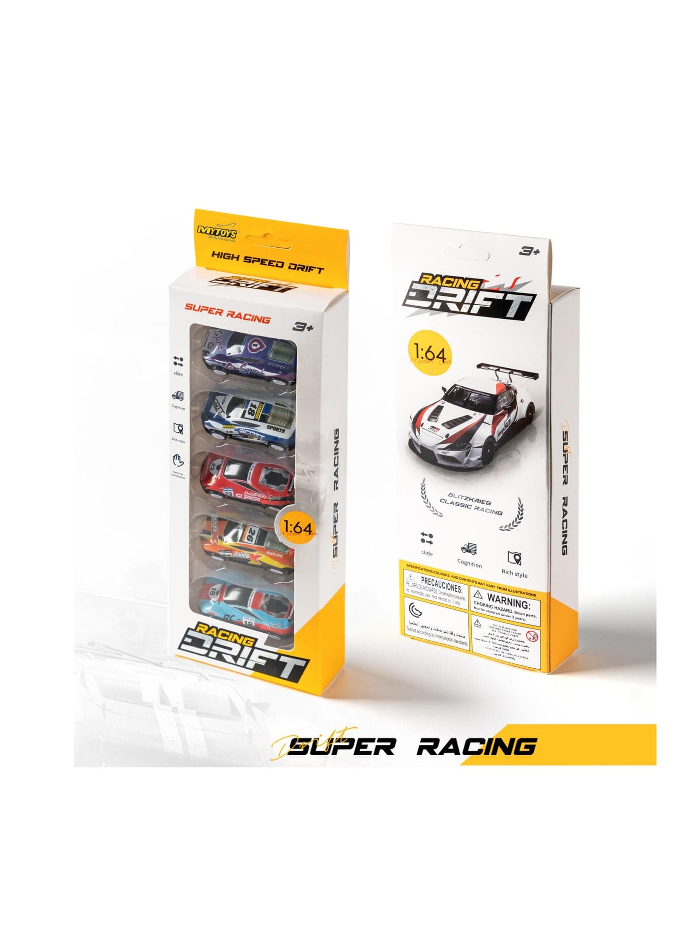 Mytoys Die-Cast Drift Series Super Racing Drift Car Collection 5-Pack